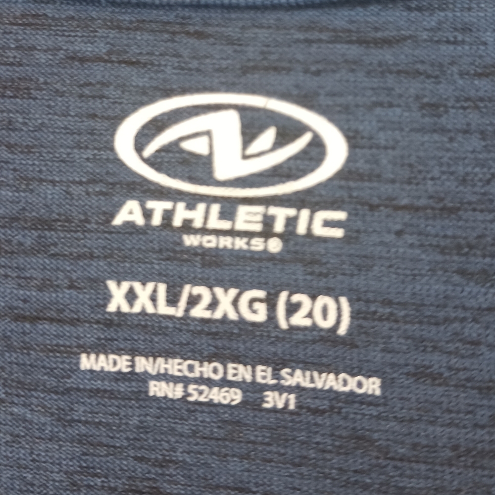 Athletic Works Blue Long Sleeve Top Size XXL - Picture 4 of 4